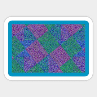 Speckled Collage of Colors Sticker